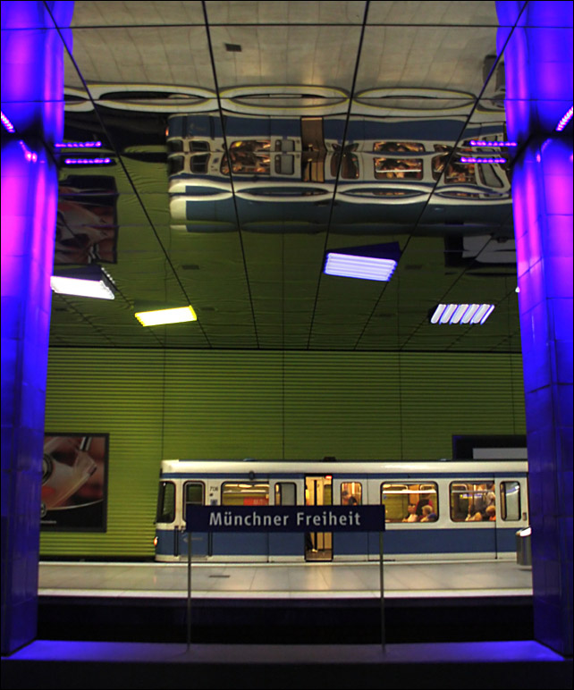 U-Bahnhof M�nchner Freiheit . 26.06.2010 (Matthias)  