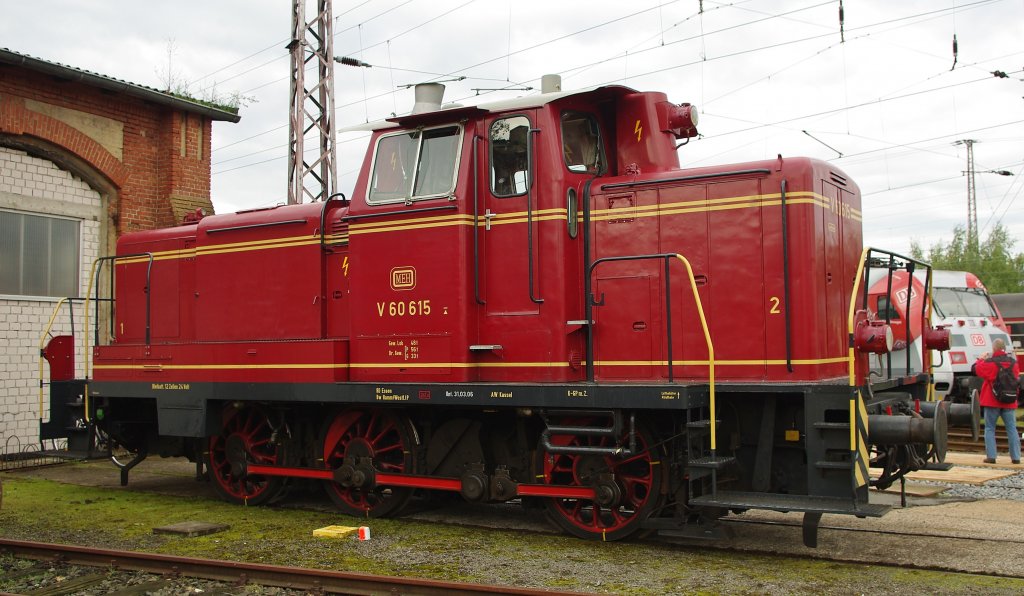 V60 615 war whrend des Fests in Osnabrck ebenfalls ausgestellt. Aufgenommen am 19.09.2010.