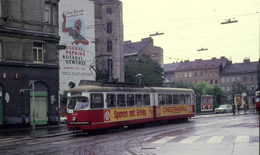 Wien WVB SL G2/ (E1 4772) Nussdorfer Strasse / G�rtel
