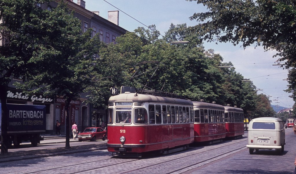 Wien WVB SL H2 (L4 513) Hernalser Hauptstrasse am 17.
