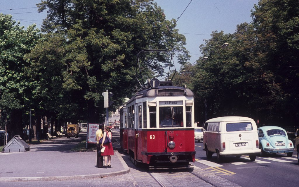 Wien WVB SL T (B 63) Burgring am 16. Juli