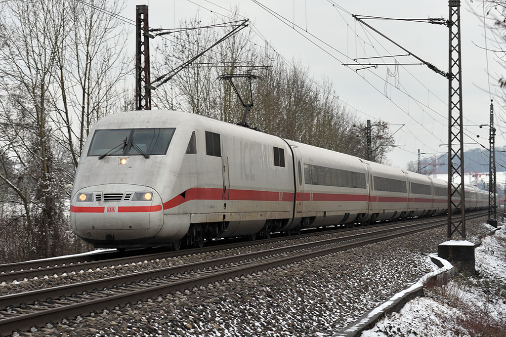 03.01.2017 Streckenabschnitt Uhingen 401 019-5 