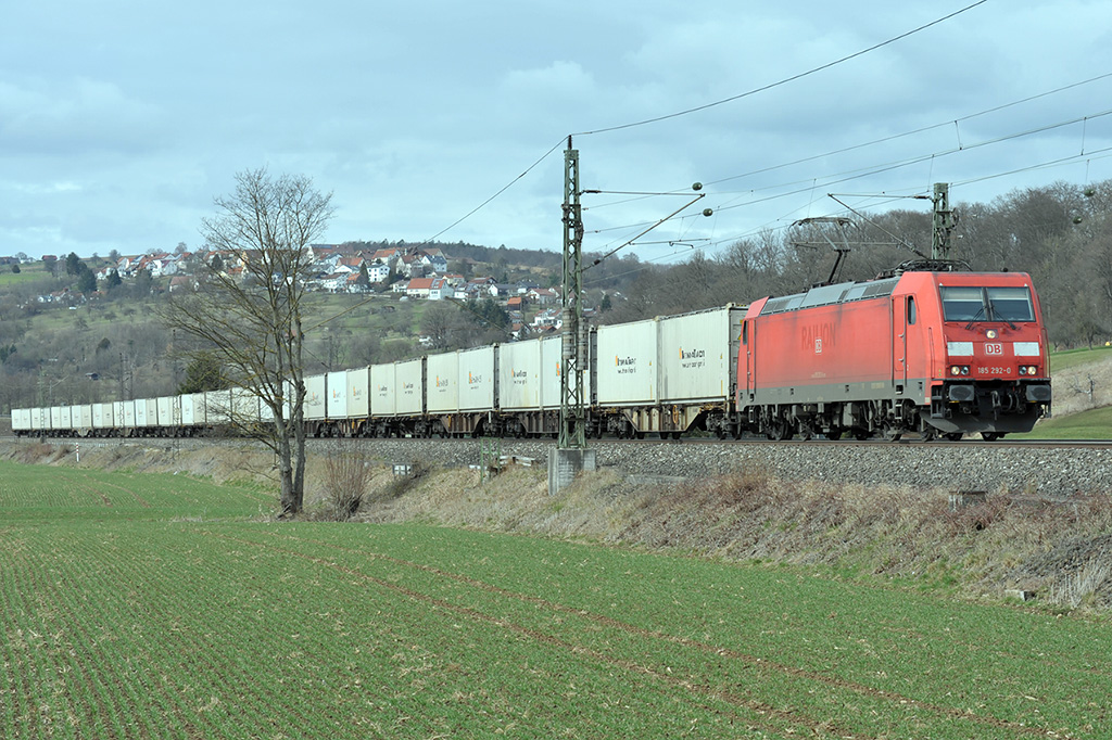 06.03.2017 Streckenabschnitt Uhingen 185 292-0