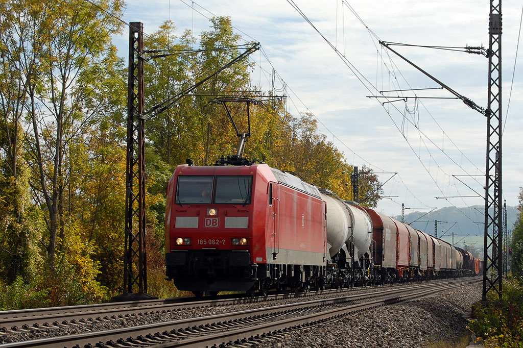 06.10.2018 Streckenabschnitt Uhingen 185 062-7