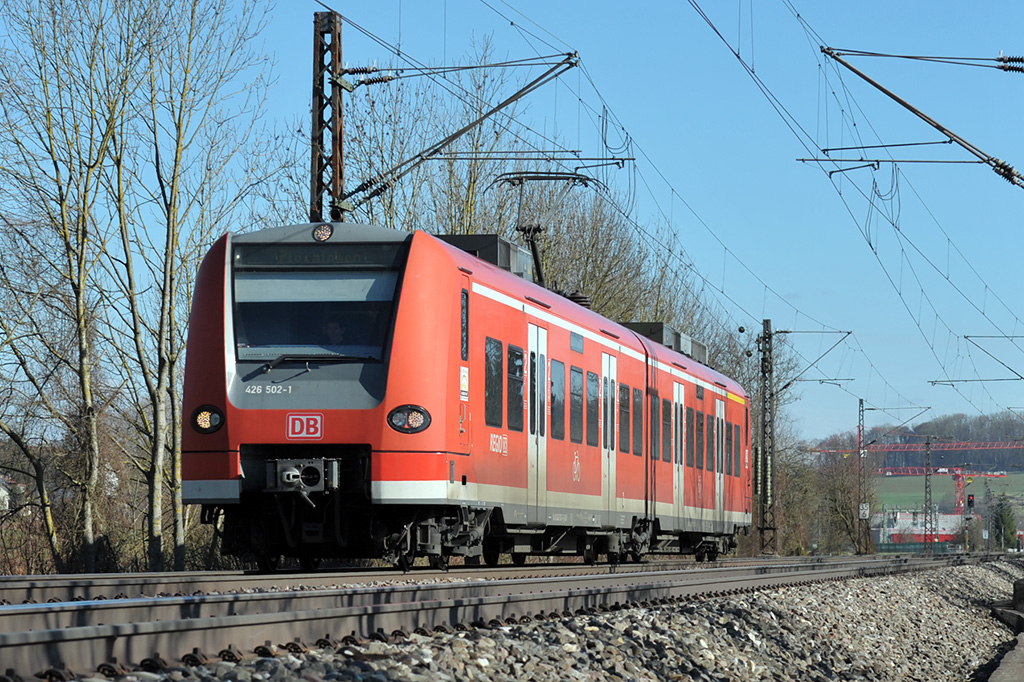 10.03.2017 Streckenabschnitt Uhingen 426 502-1