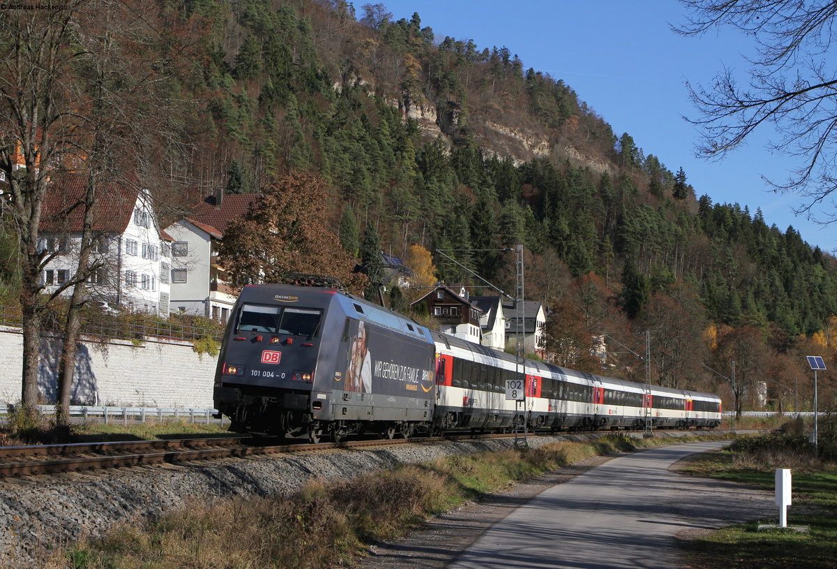101 0040 "Bahn BKK" mit dem IC 185 (Stuttgart HbfZürich