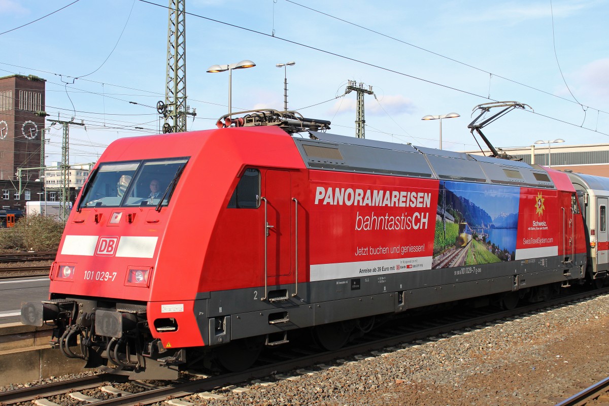 101 029  Panoramareisen bahntastiCH  in Düsseldorf Hbf.