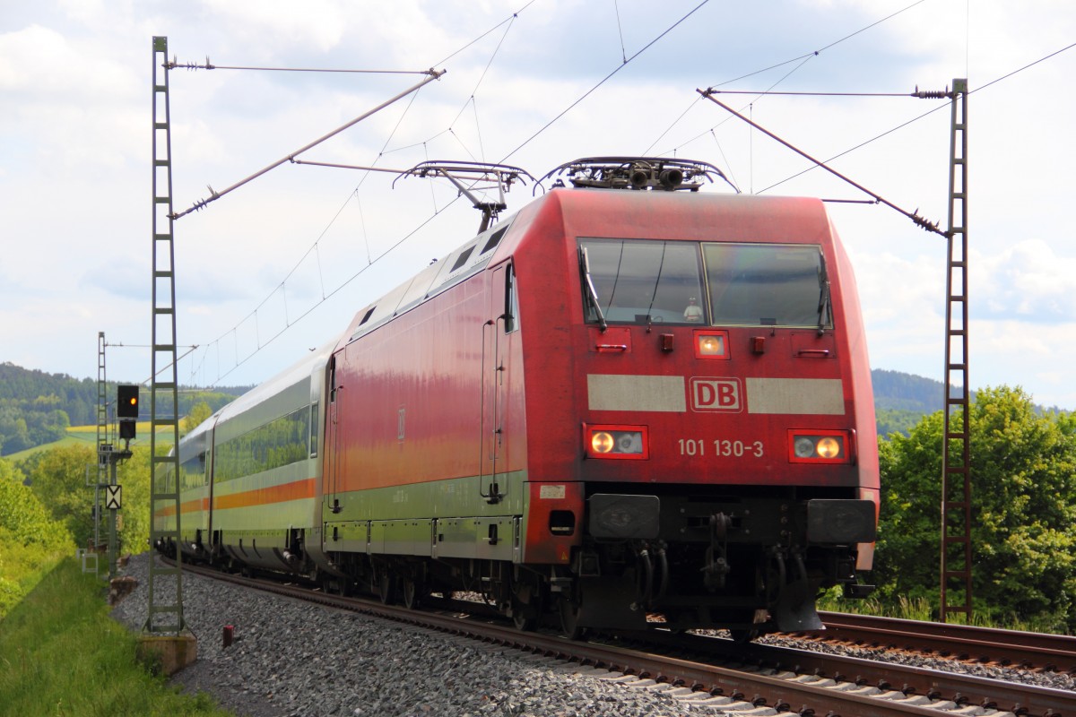 101 130-3 DB bei Redwitz am 13.05.2014.