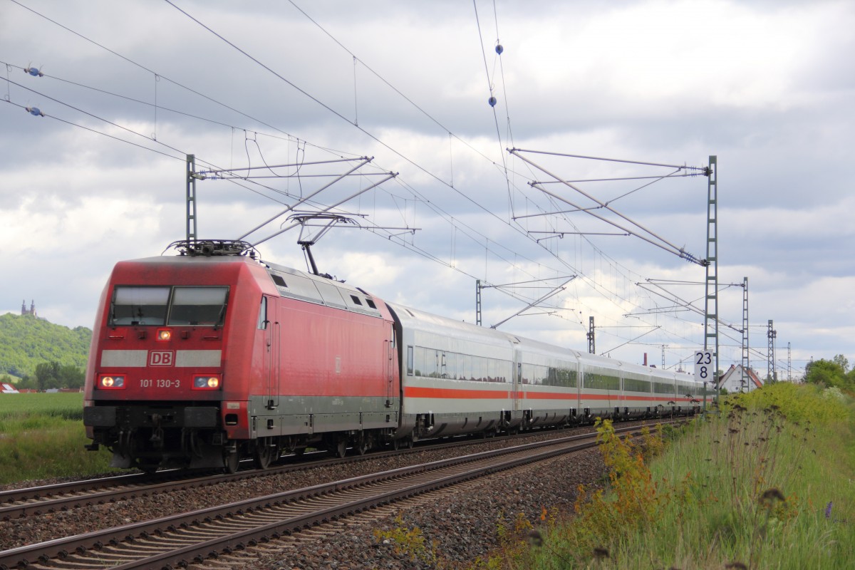101 130-3 DB bei Staffelstein am 12.05.2014.