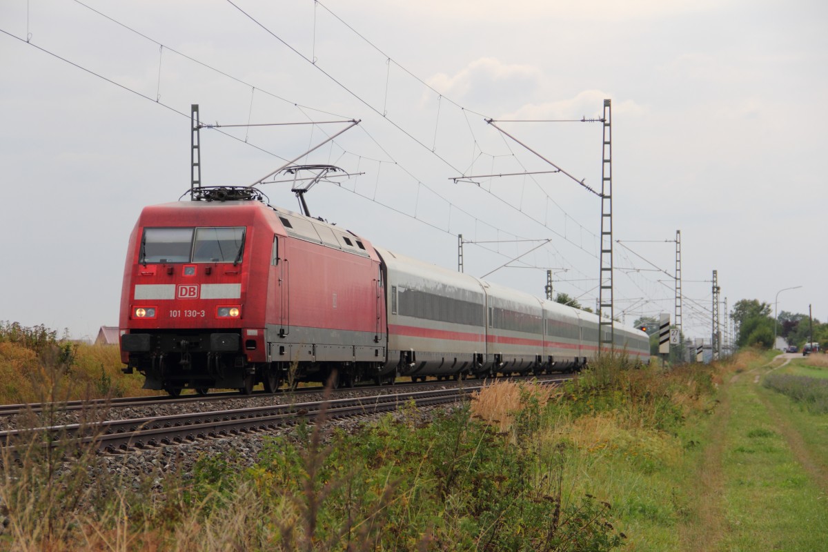 101 130-4 DB bei Lichtenfels am 27.08.2013.