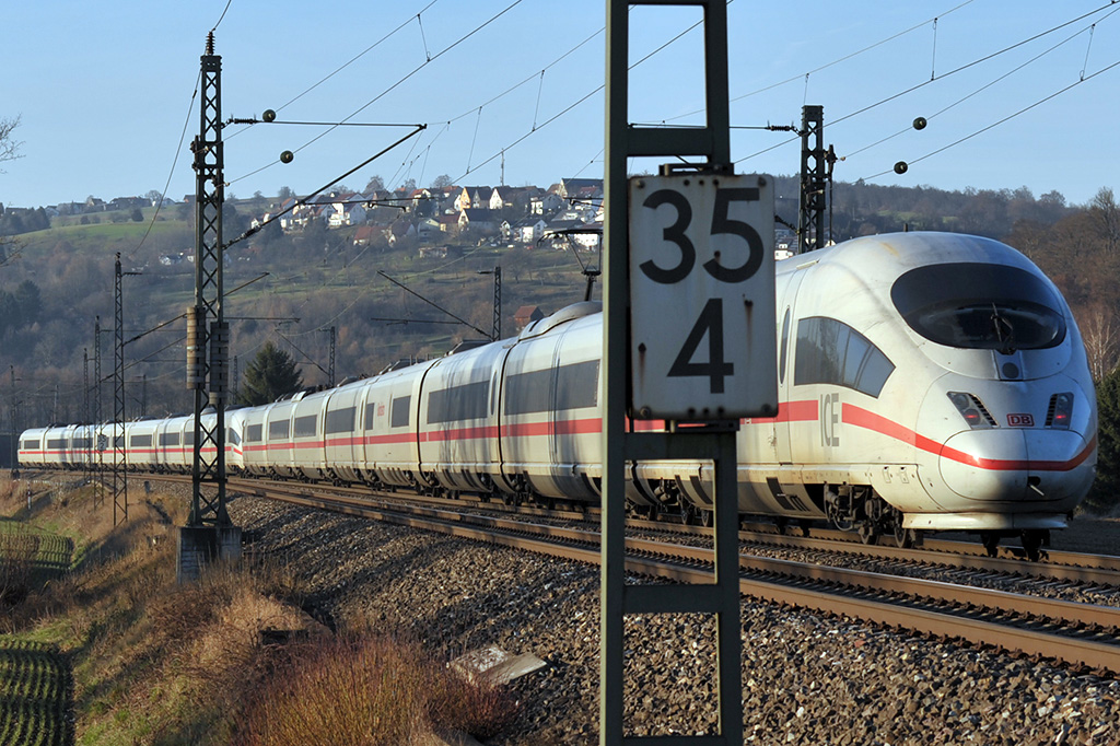 10.12.2016 Streckenabschnitt Uhingen - Fahrtrichtung Stuttgart