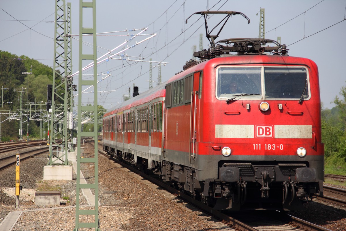 111 183-0 DB Regio in Hochstadt/ Marktzeuln am 05.05.2014.