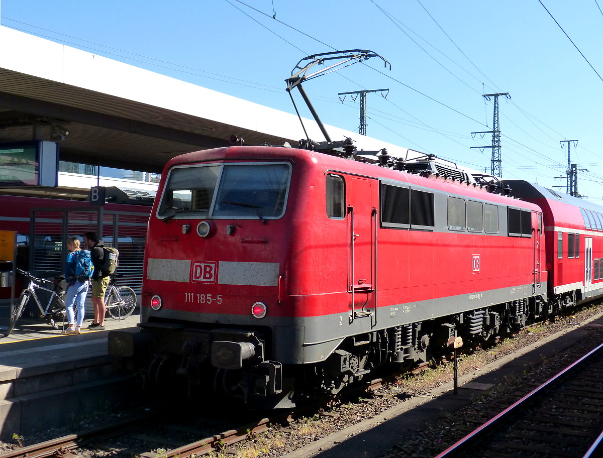 111 185 in Nürnberg Hbf 06.05.2018