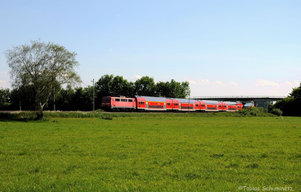 111 XXX mit RE4261 am 08.06.2013 bei Pulling.