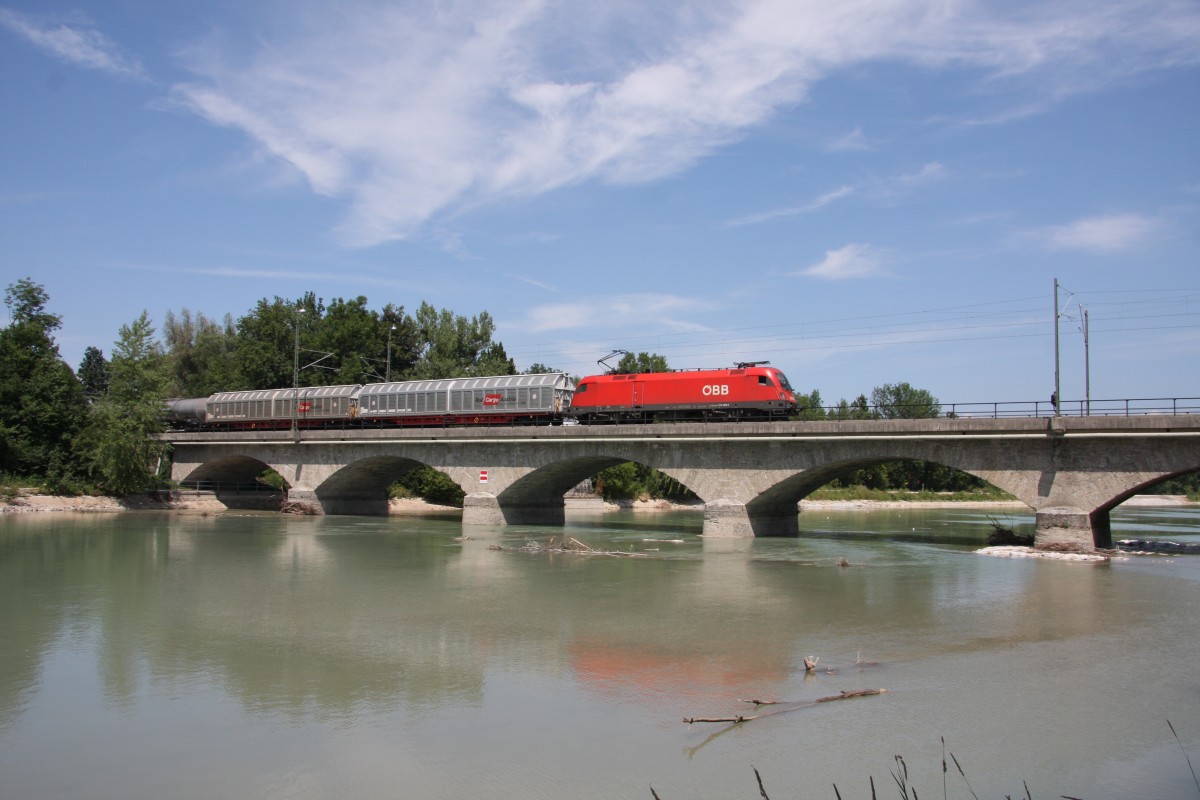 1116 129-8 Salzburg Saalachbrücke 26.07.2013