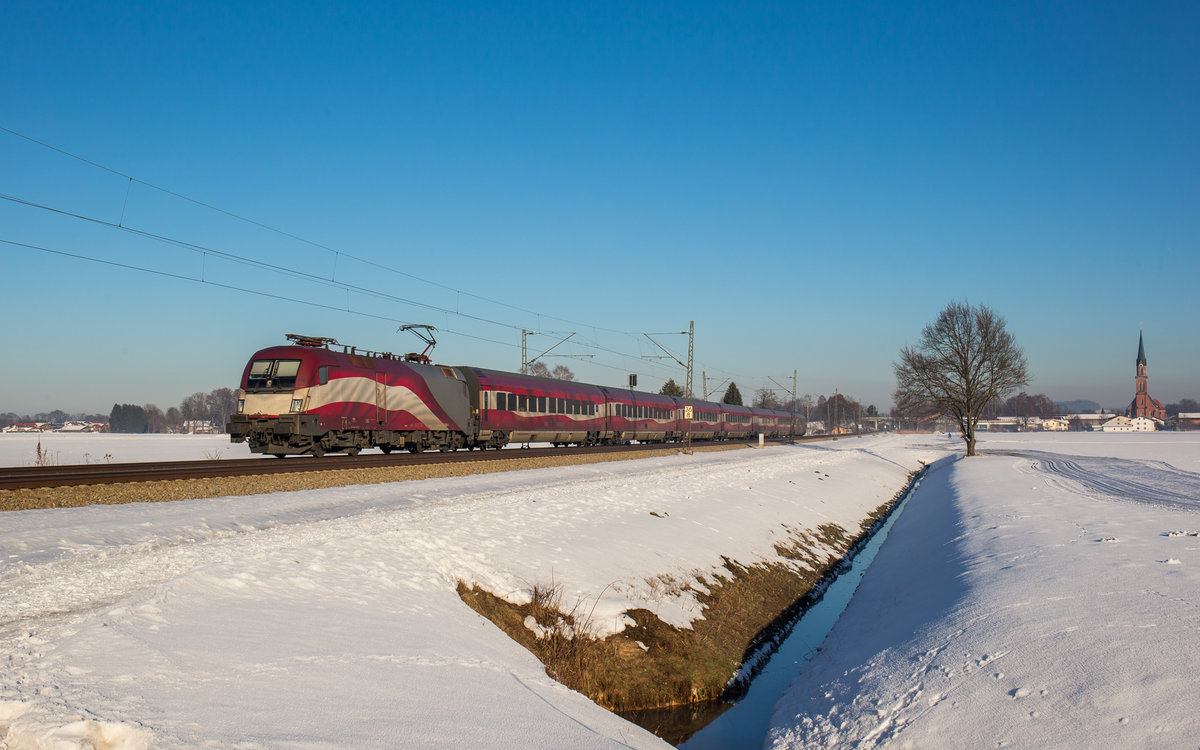 1116 249 - mit passender Garnitur aber falsch herum - am 27. Januar 2017 bei Übersee.