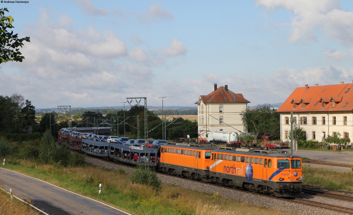1142 579-3 und 1142 635-3 mit dem DPF 13408 (Livorno Centrale - s-Hertogenbosch) bei Eutingen 24.8.14