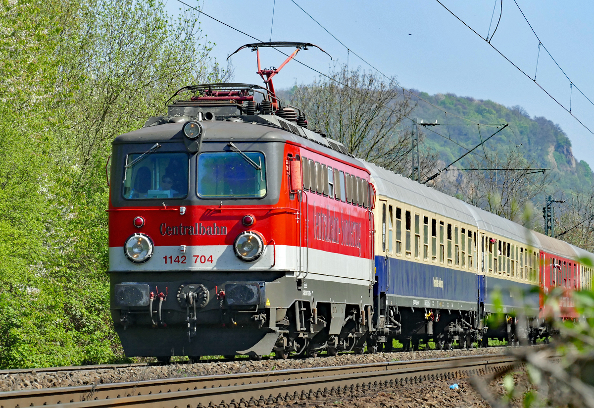 1142 704 Centralbahn-Sonderzug durch Bonn-Beuel - 09.04.2017