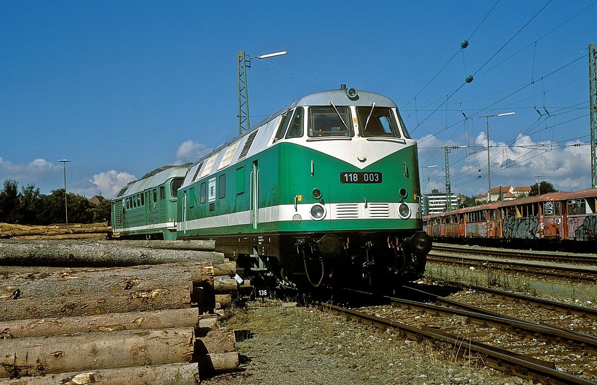 118 003 + 120 001  Tübingen  31.07.00