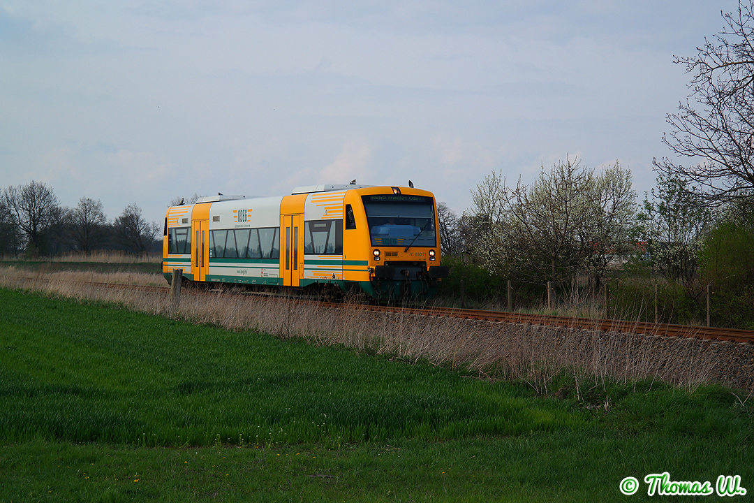 12. April 2014 - ODEG VT 650.71 auf der RB-Linie 60.