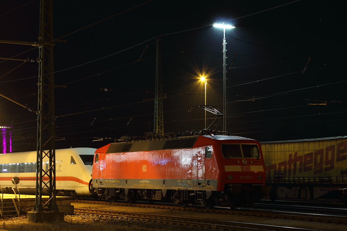 120 125-0 DB in Lichtenfels am 08.02.2107.