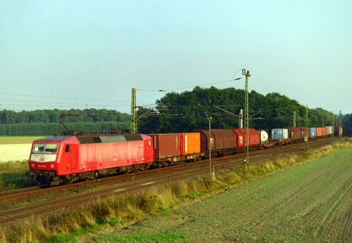 120 131 mit IRC 51216 (Mannheim–Bremen) am 10.09.1999 in Linsburg