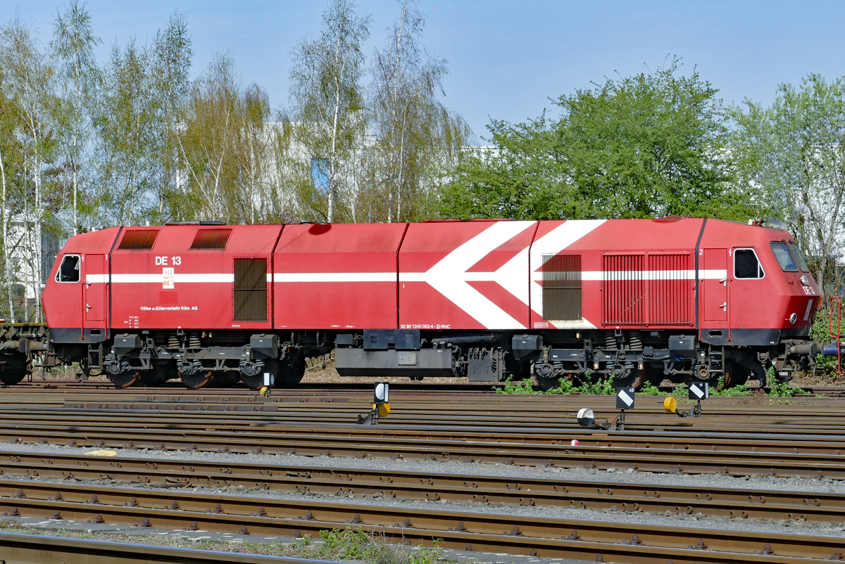 1240 003-4 HGK DE13 in Brühl-Vochem - 31.03.2017