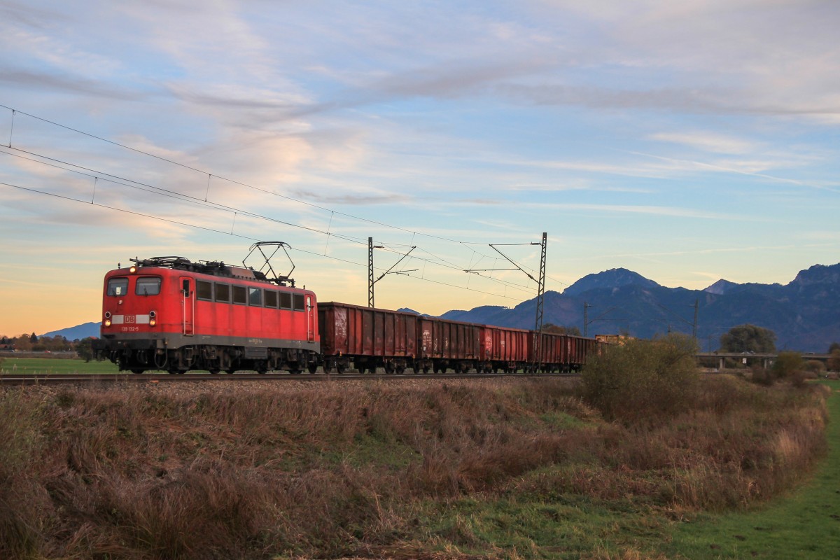 139 132 mit einer bergabe am 8. November 2013 bei Bernau am Chiemsee.