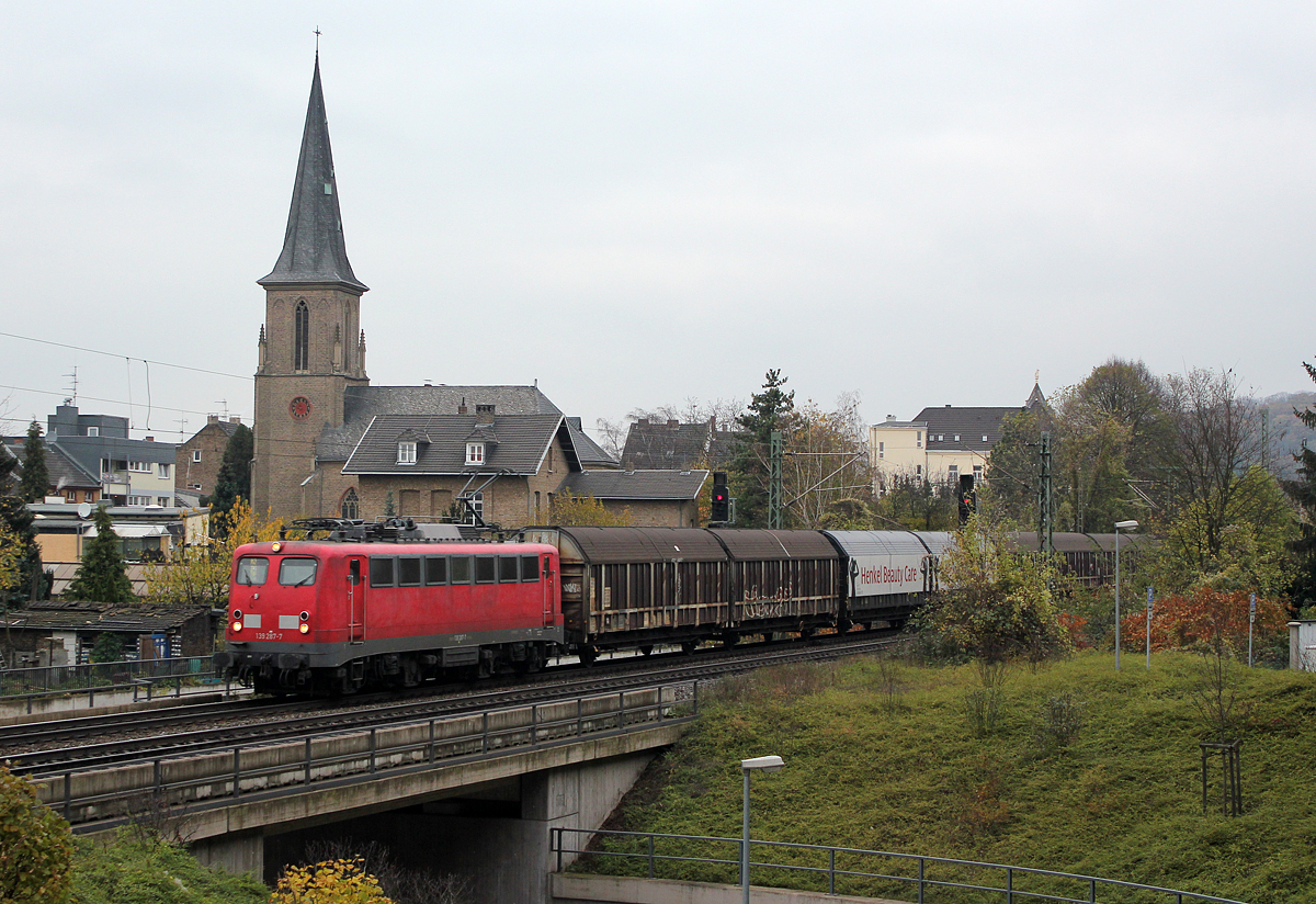 139 287-7 am Henkel Zug in Königswinter am 21.11.2013