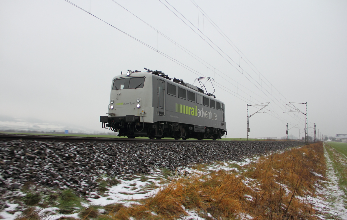 139 558-1 Railadventure bei Reundorf am 07.01.2015.