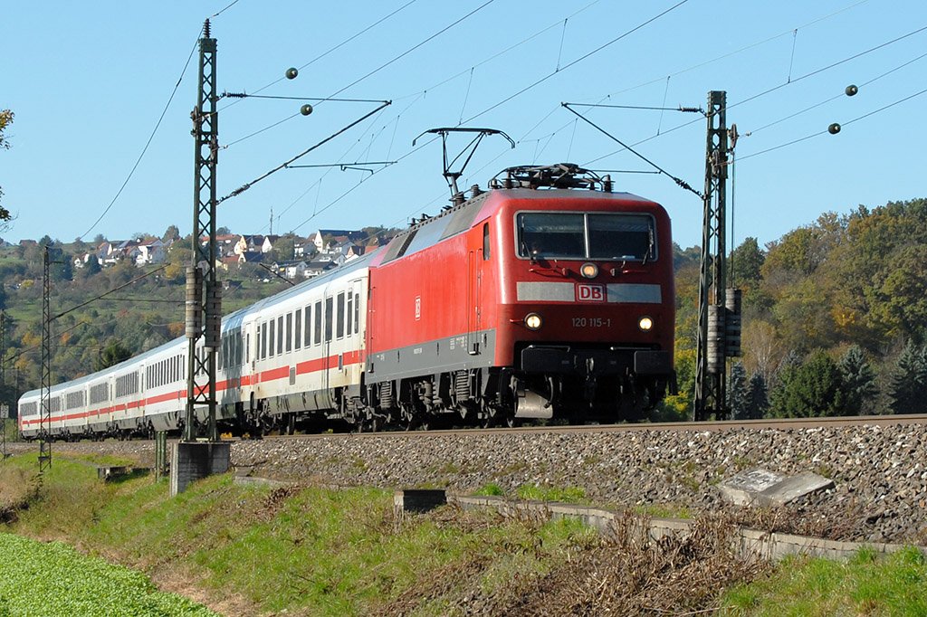 14.10.2017 Streckenabschnitt Uhingen 120 115-1