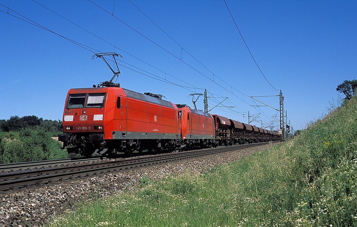 145 008 + 185 190  bei Rastatt  27.05.17