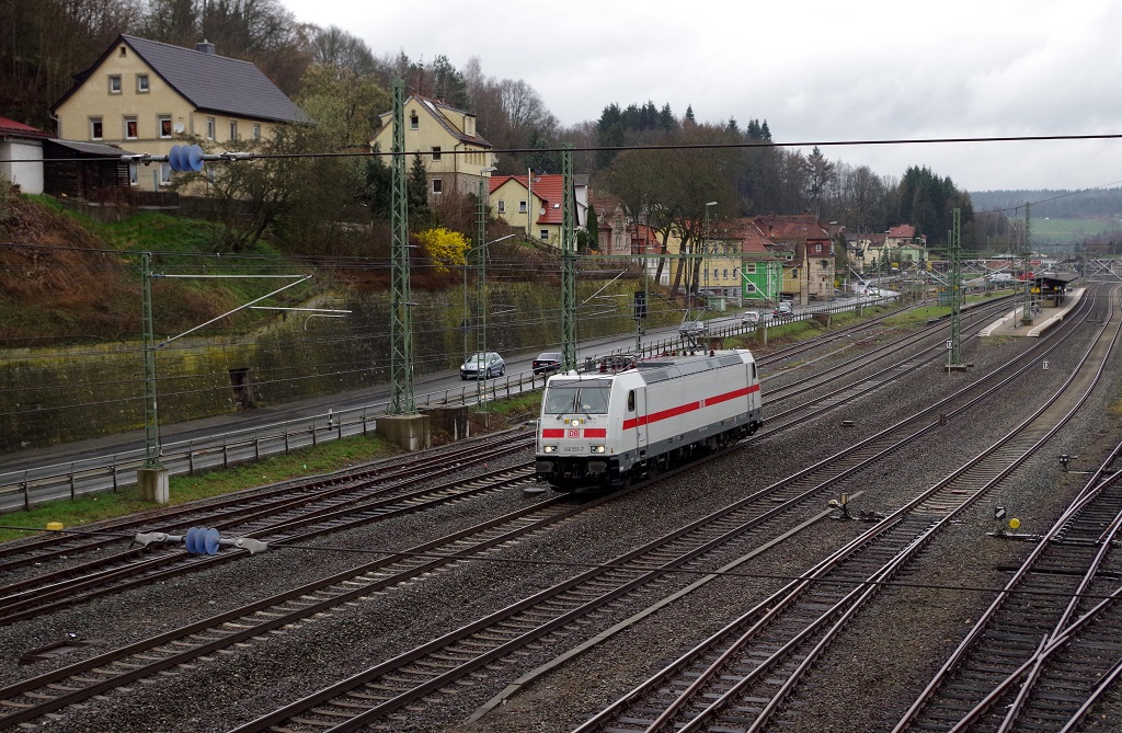 146 551 Lz am 22.03.2014 in Kronach Richtung Lichtenfels. 