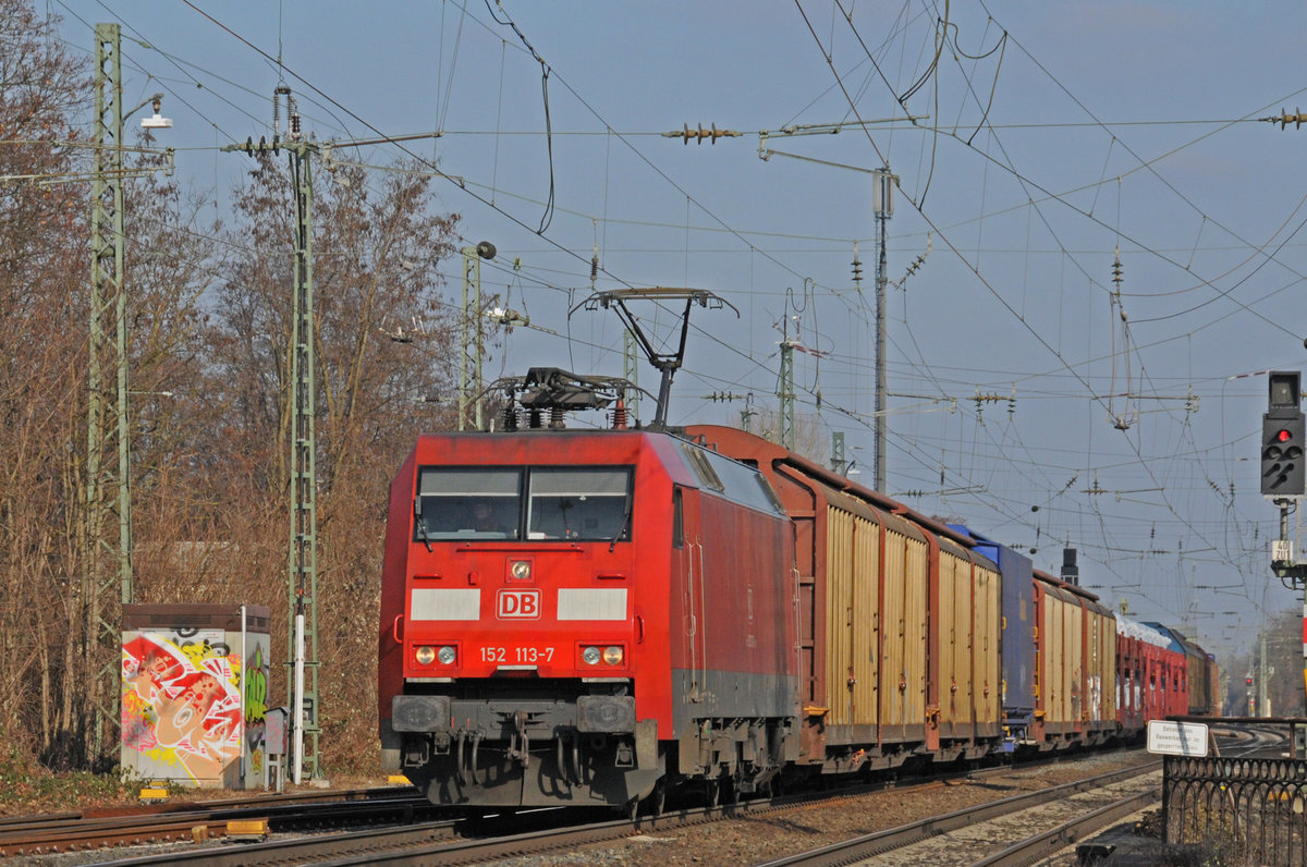 152 113-7 @ Darmstadt-Eberstadt am 26.01.2017