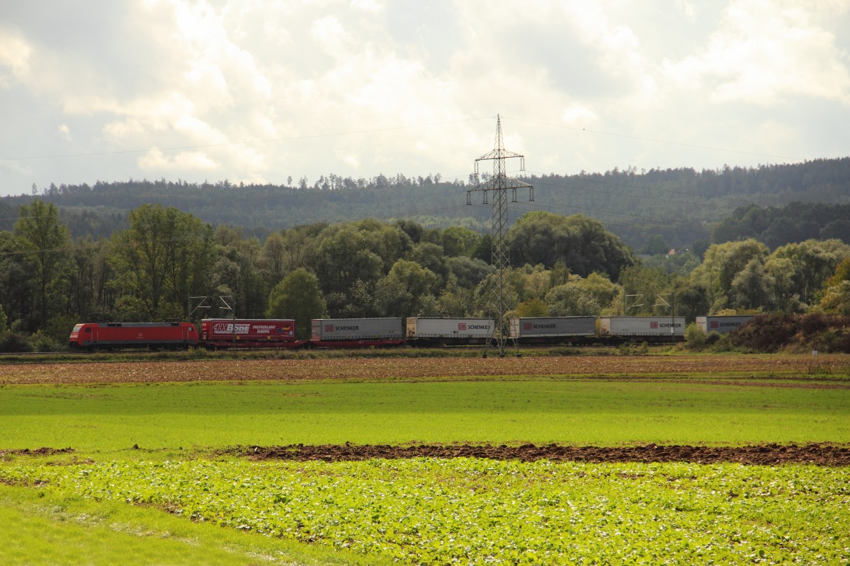 152 149-1 DB Schenker bei Gruben am 20.09.2015.