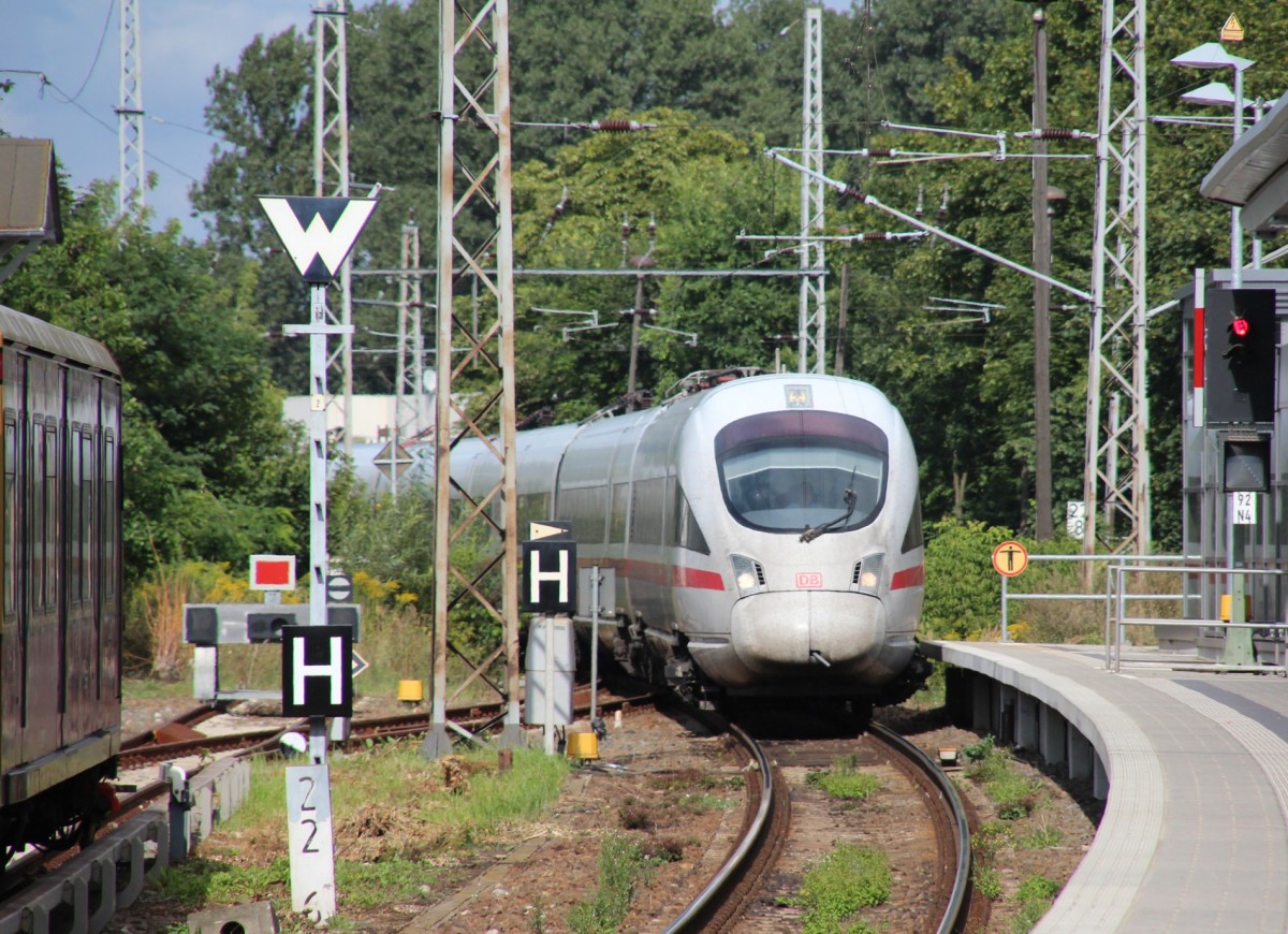 16.8.2014 Bernau bei Berlin. ICE 1715 Binz - München