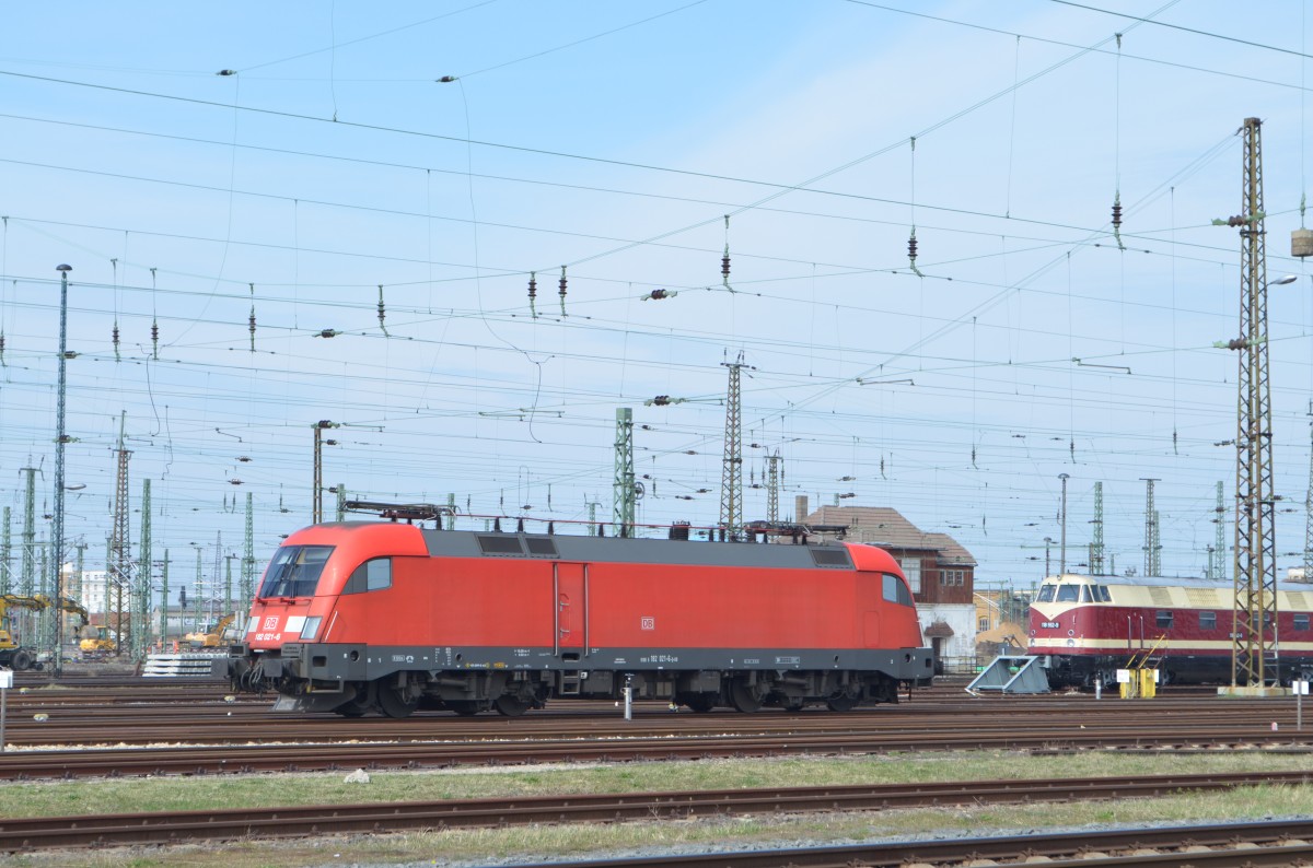 182 021-6 am Leipzig Hbf dahinter ITL 118 552-9 14.04.2015