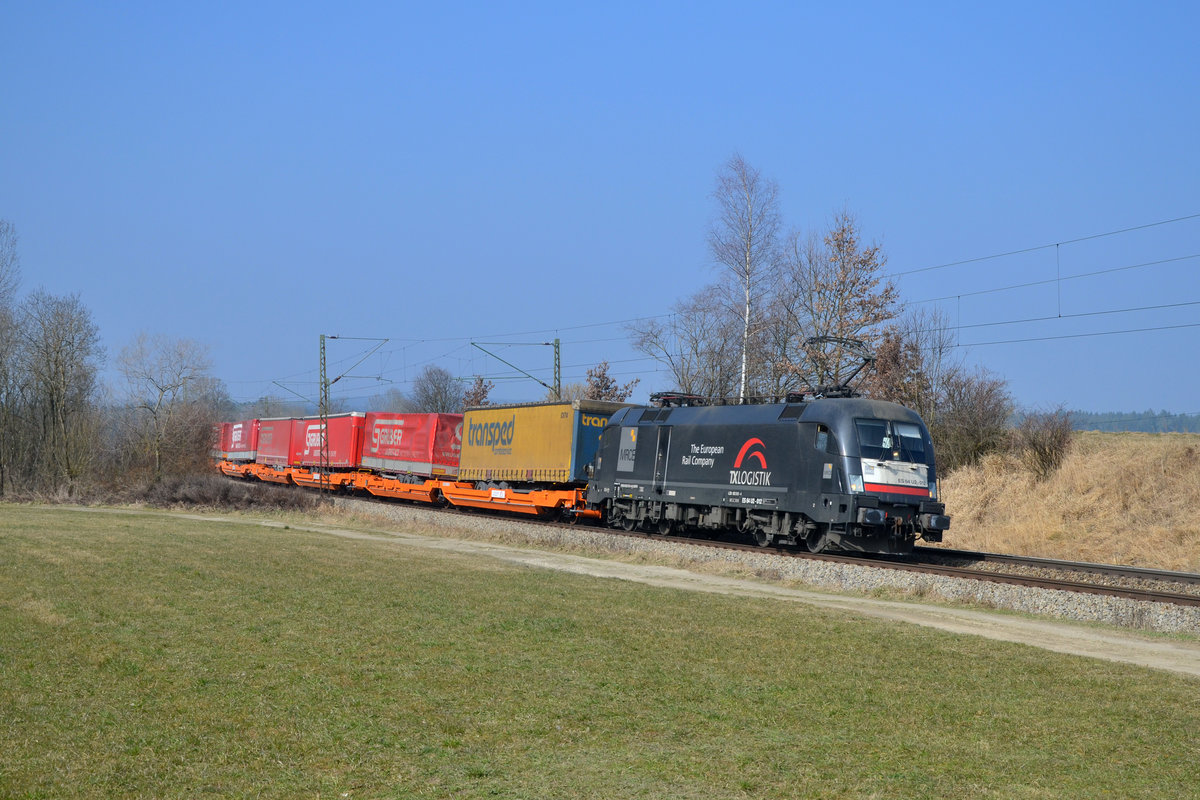 182 512 mit DGS 43101 am 08.03.2015 bei Ostermünchen. 
