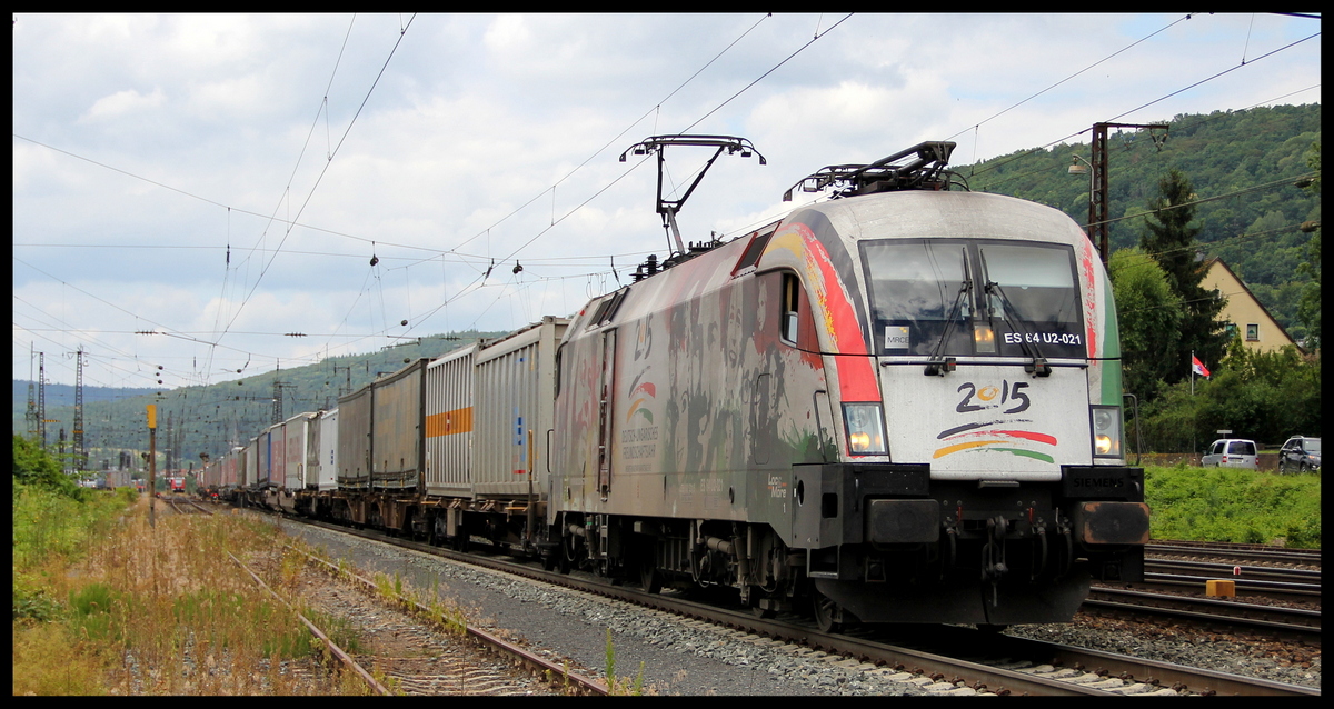 182 521 von TX mit einem KLV am 05.07.16 in Gemünden am Main