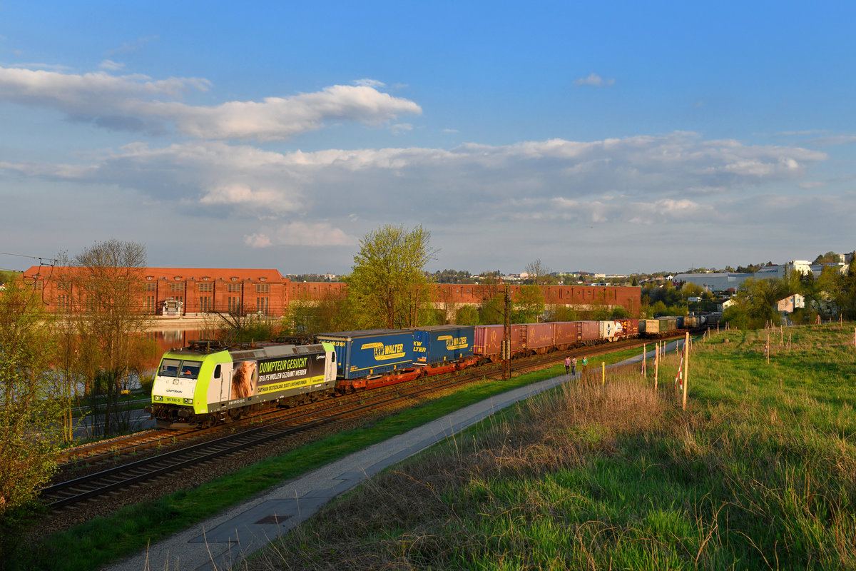 185 532 mit DGS 41944 am 17.04.2018 bei Passau. 