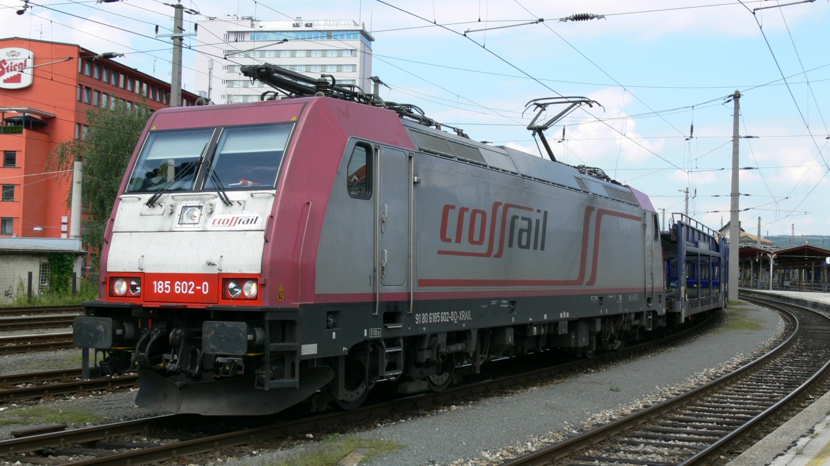 185 602-0 von CrossRail am 05.08.2009 in Salzburg.