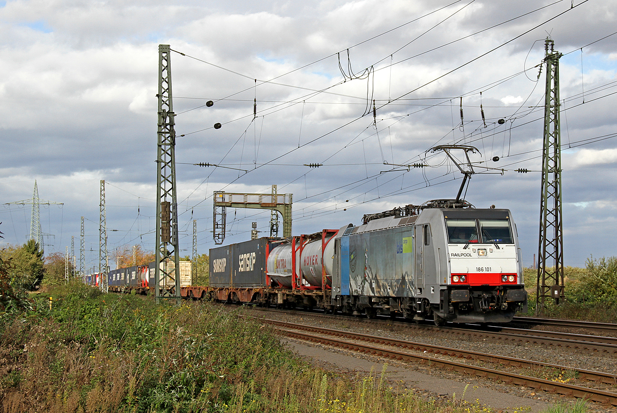 186 101 bei Brühl am 20.10.2017