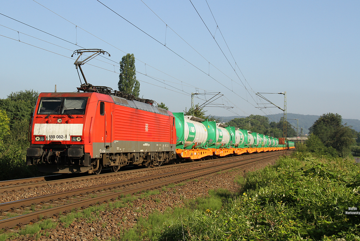 189 082 bei Unkel am 27.06.2018