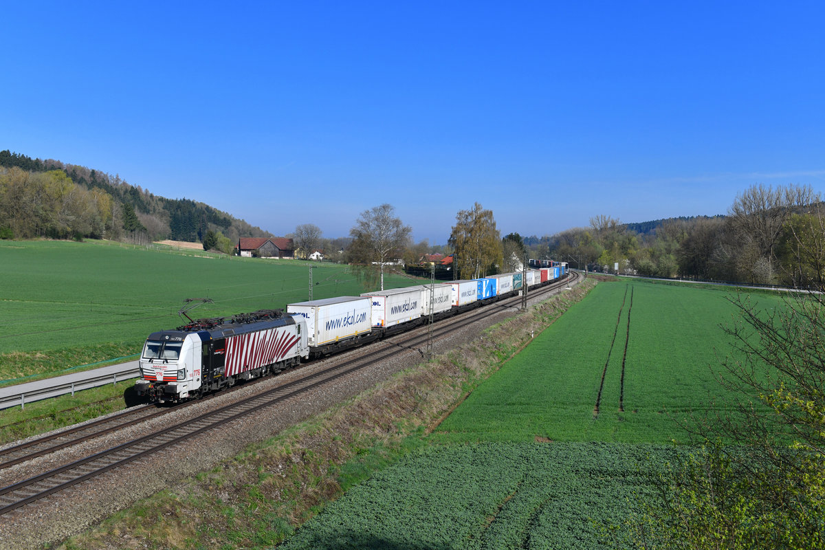 193 776 mit DGS 41857 am 14.04.2018 bei Einöd. 