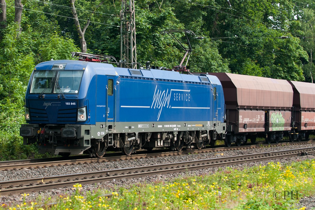 193 845 der MGW in Ratingen-Lintorf am 24.06.2015