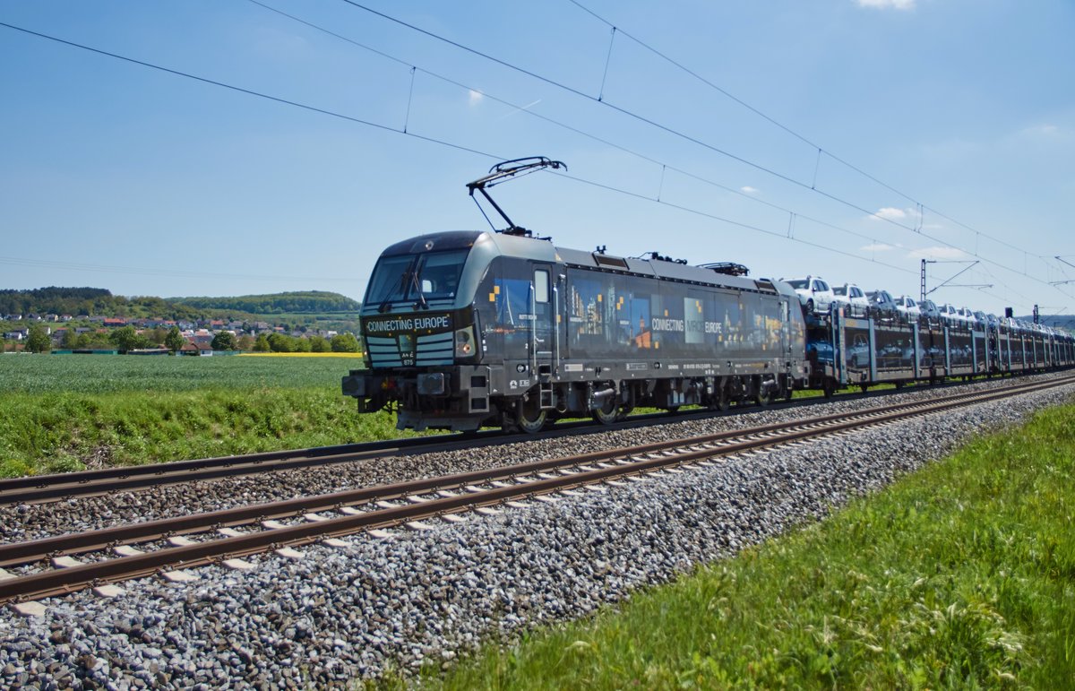 193 875-2 bei Retzbach-Zellingen am 10.05.2017.
