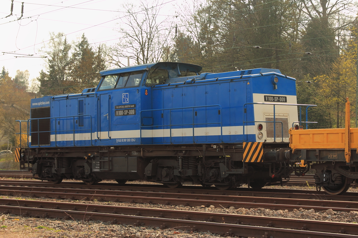 203 129-2 SLG Spitzke V 100-SP-009 in Coburg am 12.04.2016.