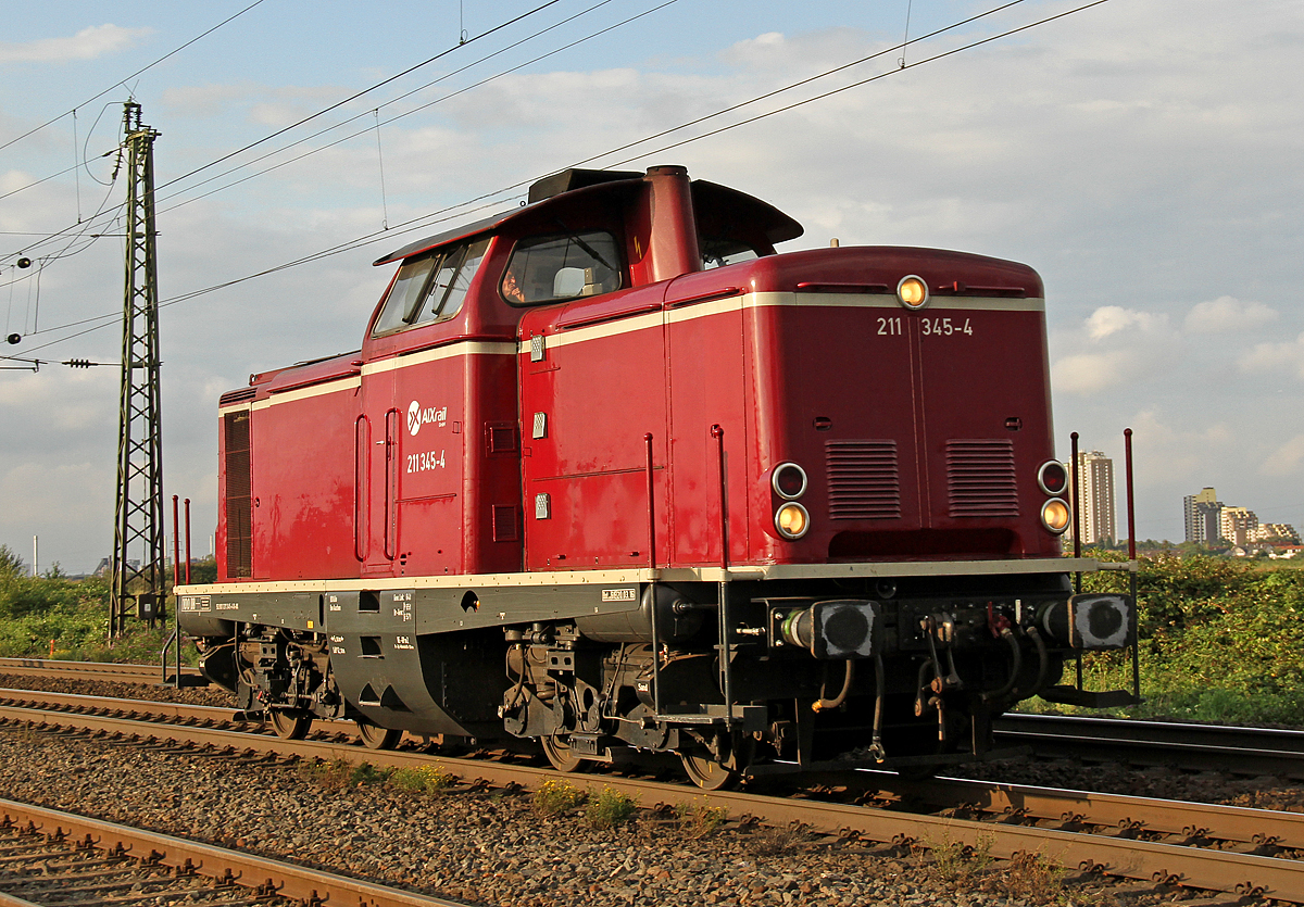 211 345 bei Brühl am 04.08.2017