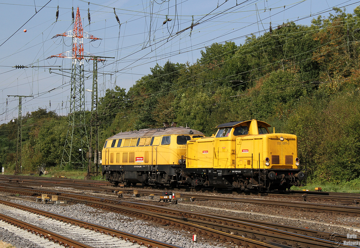 212 097 & 218 304 in Gremberg am 24.09.2016