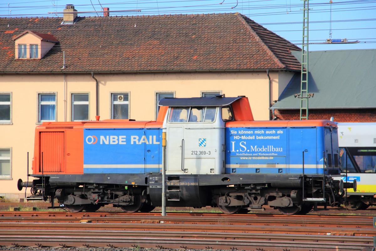 212 369-3 NBE abgestellt in Lichtenfels am 19.10.2014.